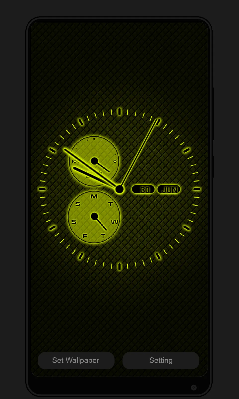 Clock Live Wallpaper | Indus Appstore | Screenshot