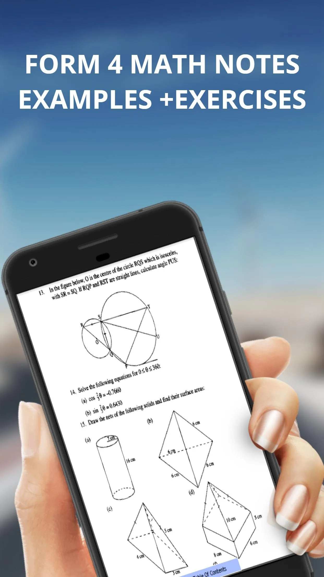 Form 4 KLB Math  Notes+Answers | Indus Appstore | Screenshot