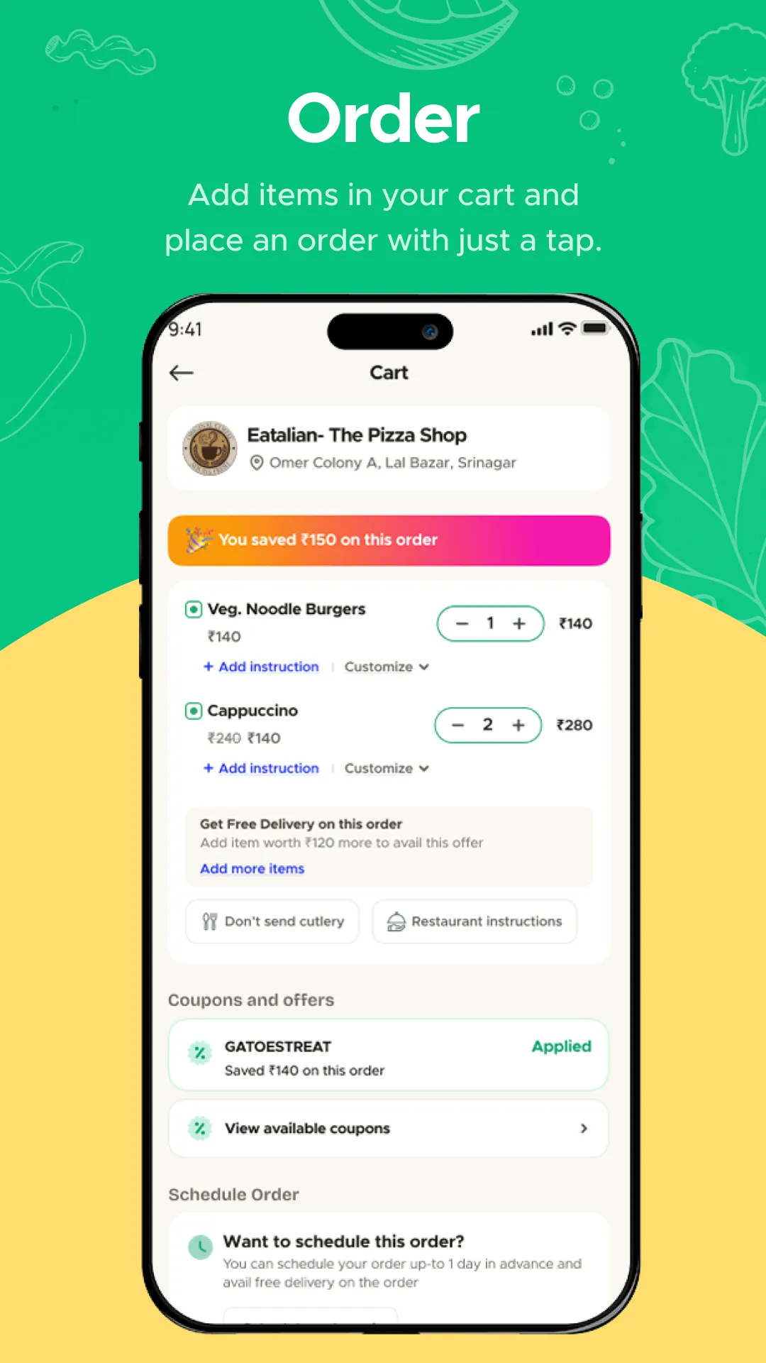 Gatoes: Food Delivery & More | Indus Appstore | Screenshot