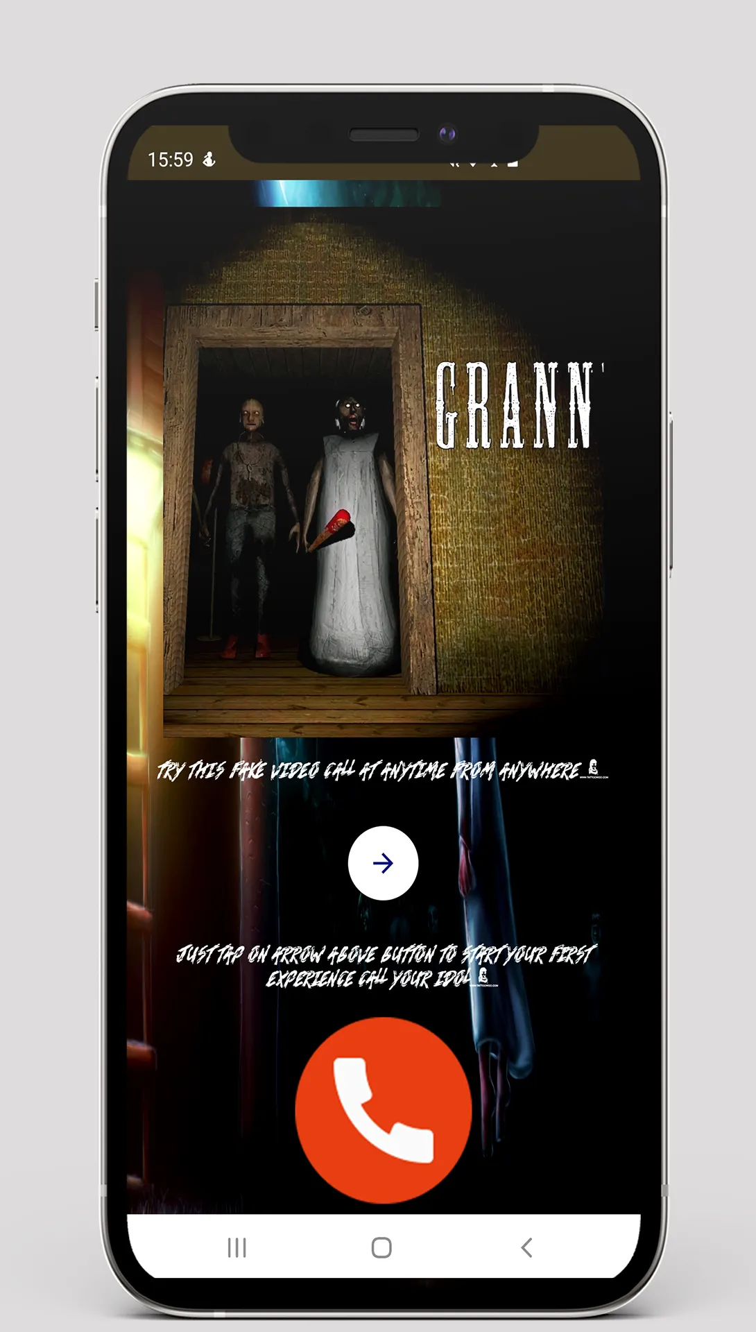 Scary Creepy granny call prank | Indus Appstore | Screenshot