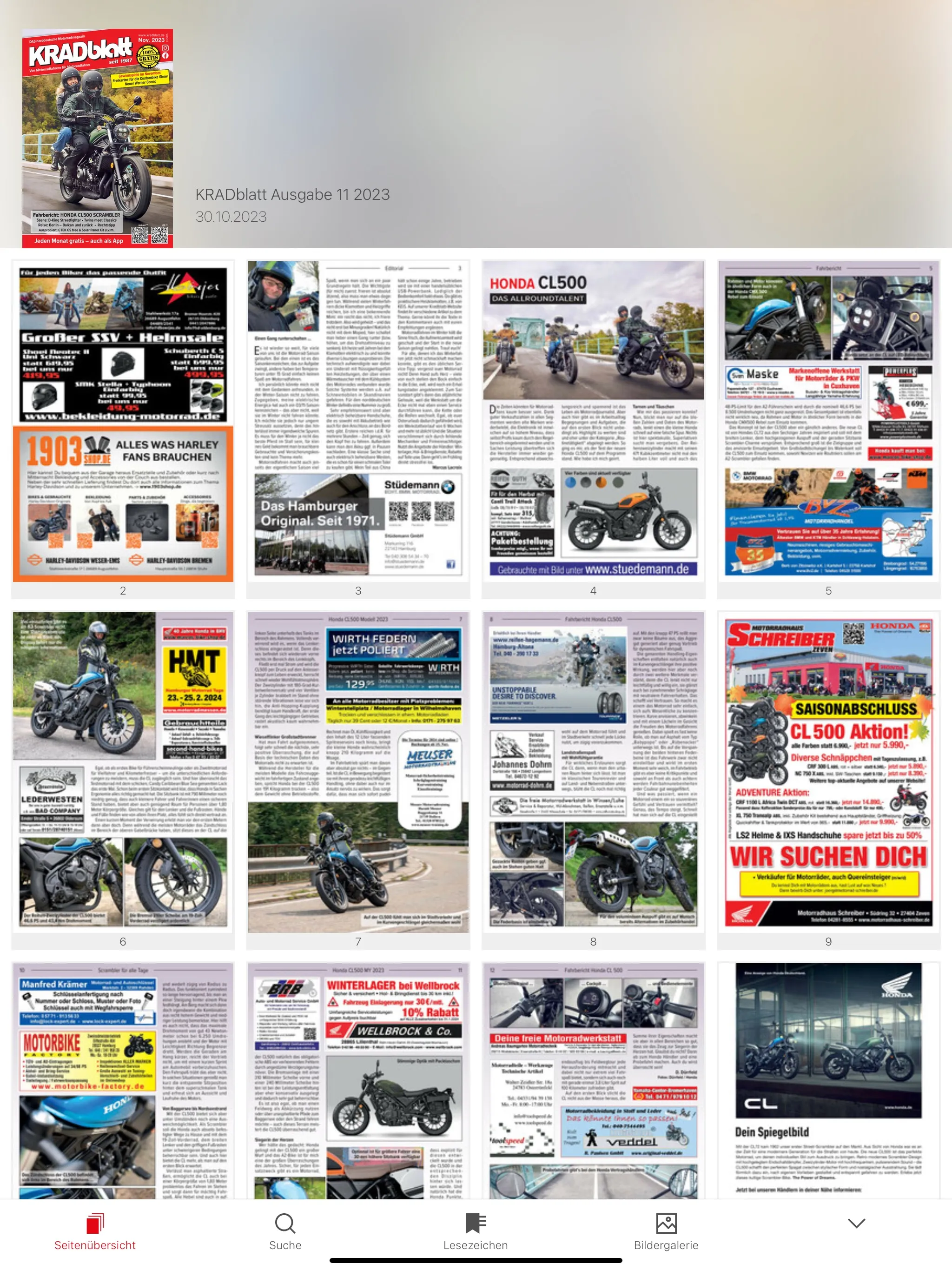 KRADblatt Motorradmagazin | Indus Appstore | Screenshot