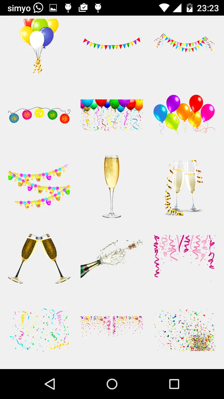 Happy New Year Stickers | Indus Appstore | Screenshot