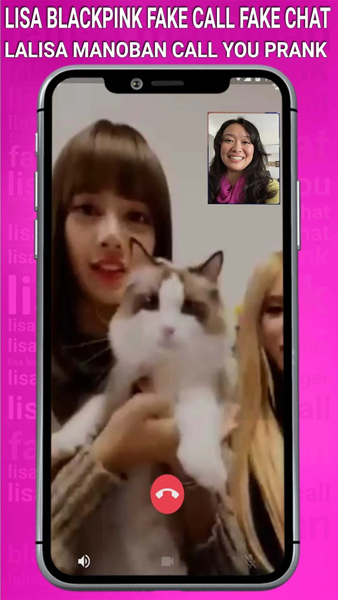 Lisa Blackpink Fake Call, Chat | Indus Appstore | Screenshot