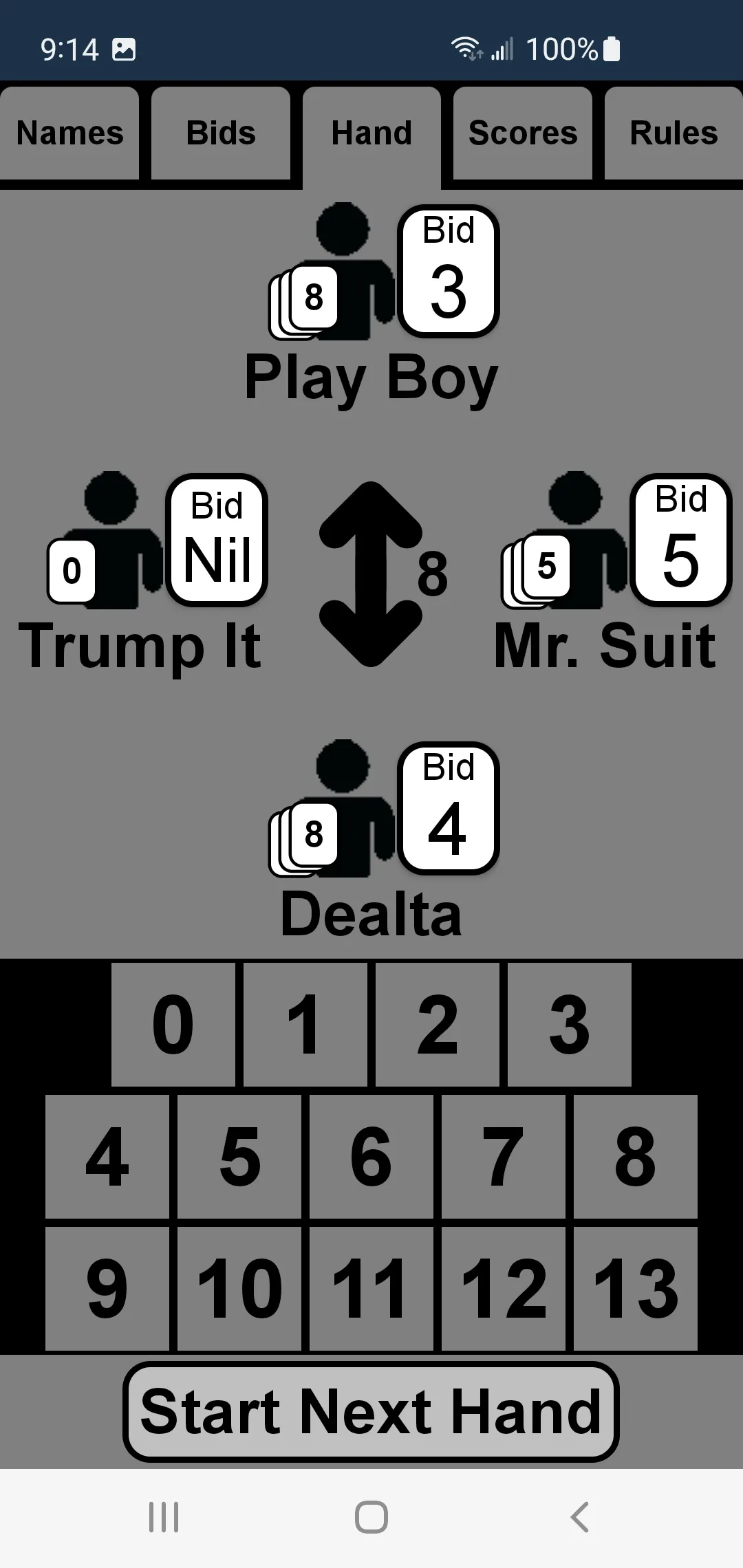 Spades Scorekeeper | Indus Appstore | Screenshot