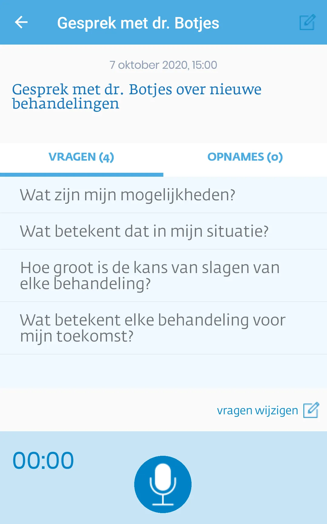 Gesprekshulp bij kanker | Indus Appstore | Screenshot