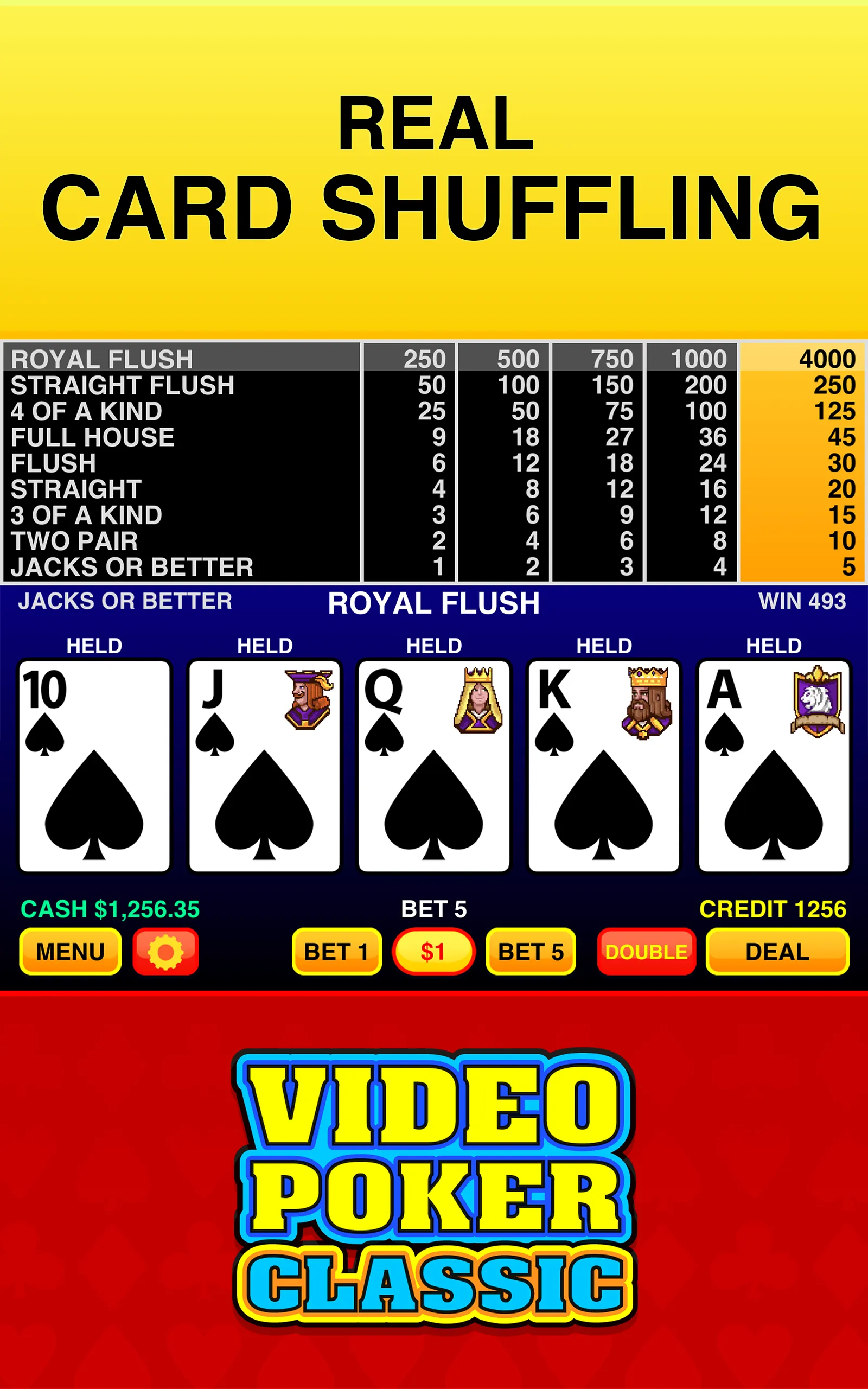 Video Poker Classic ® | Indus Appstore | Screenshot