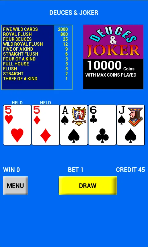 Video Poker Paradise | Indus Appstore | Screenshot