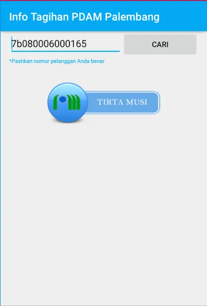 Info Tagihan PDAM Palembang | Indus Appstore | Screenshot