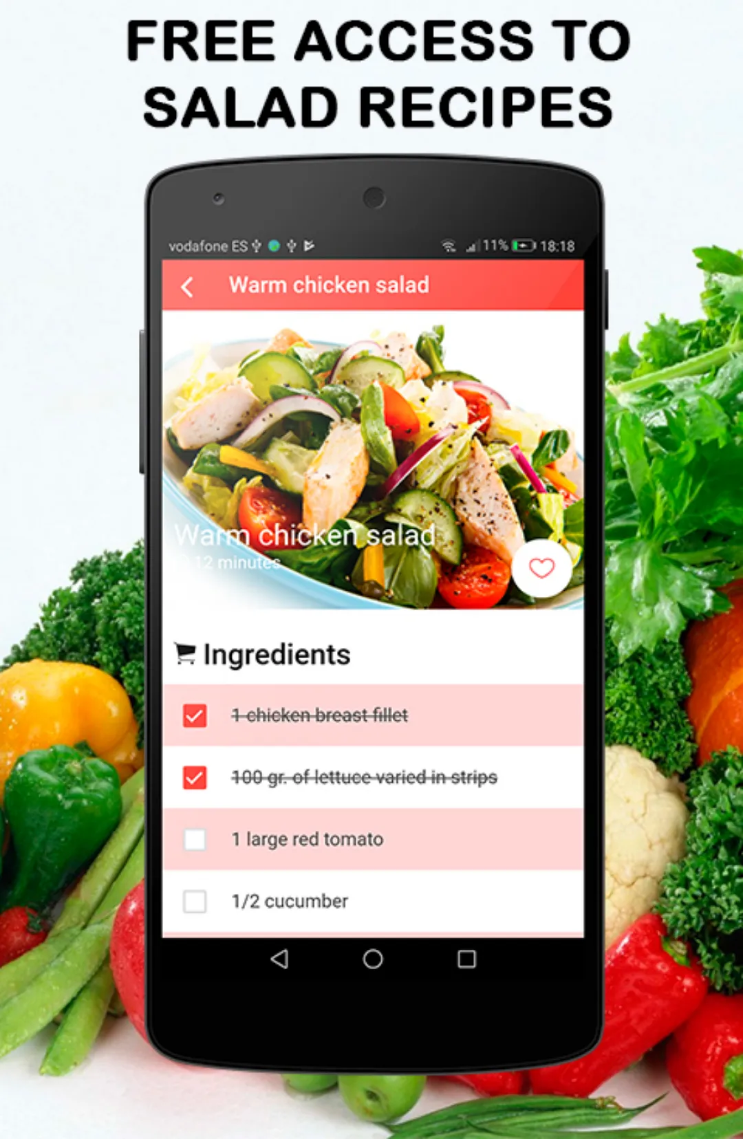 Easy & Healthy Salad Recipes | Indus Appstore | Screenshot