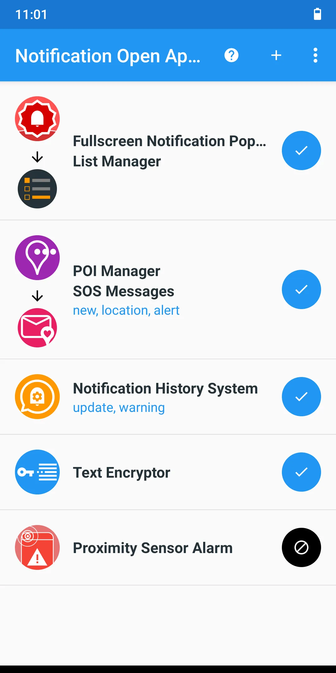 Notification Open App Manager | Indus Appstore | Screenshot