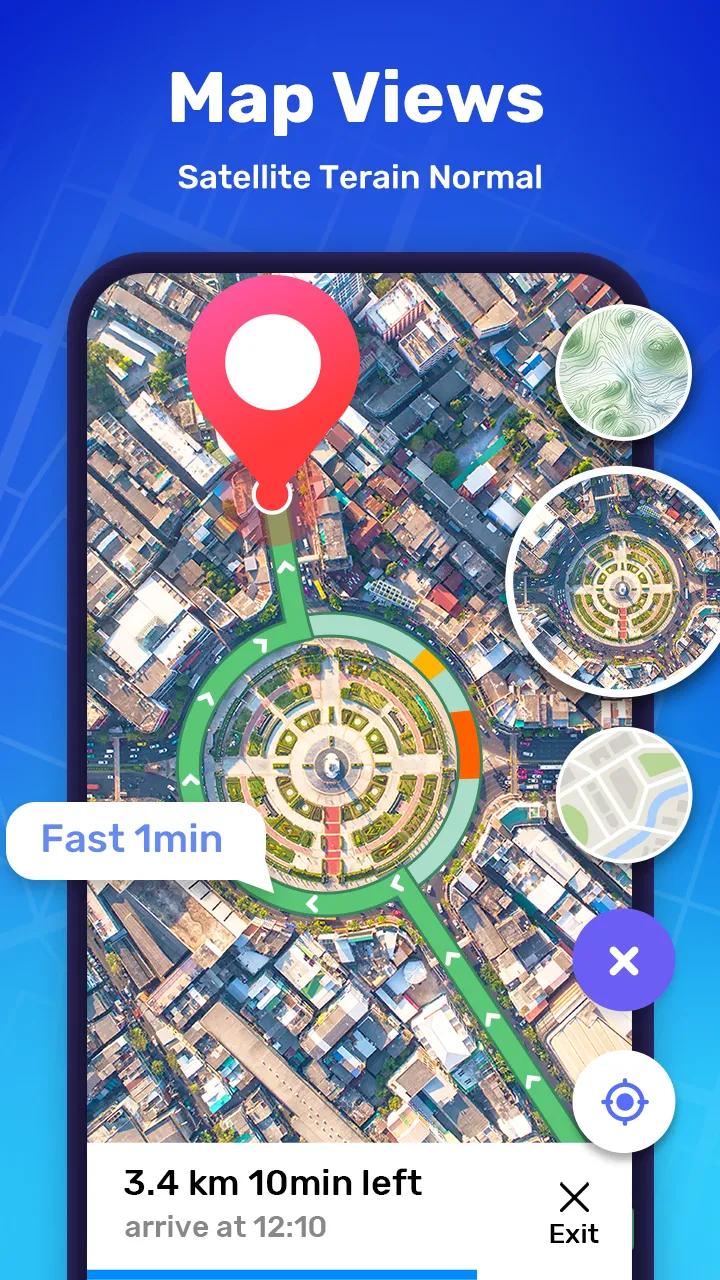 GPS Navigation Route Finder | Indus Appstore | Screenshot