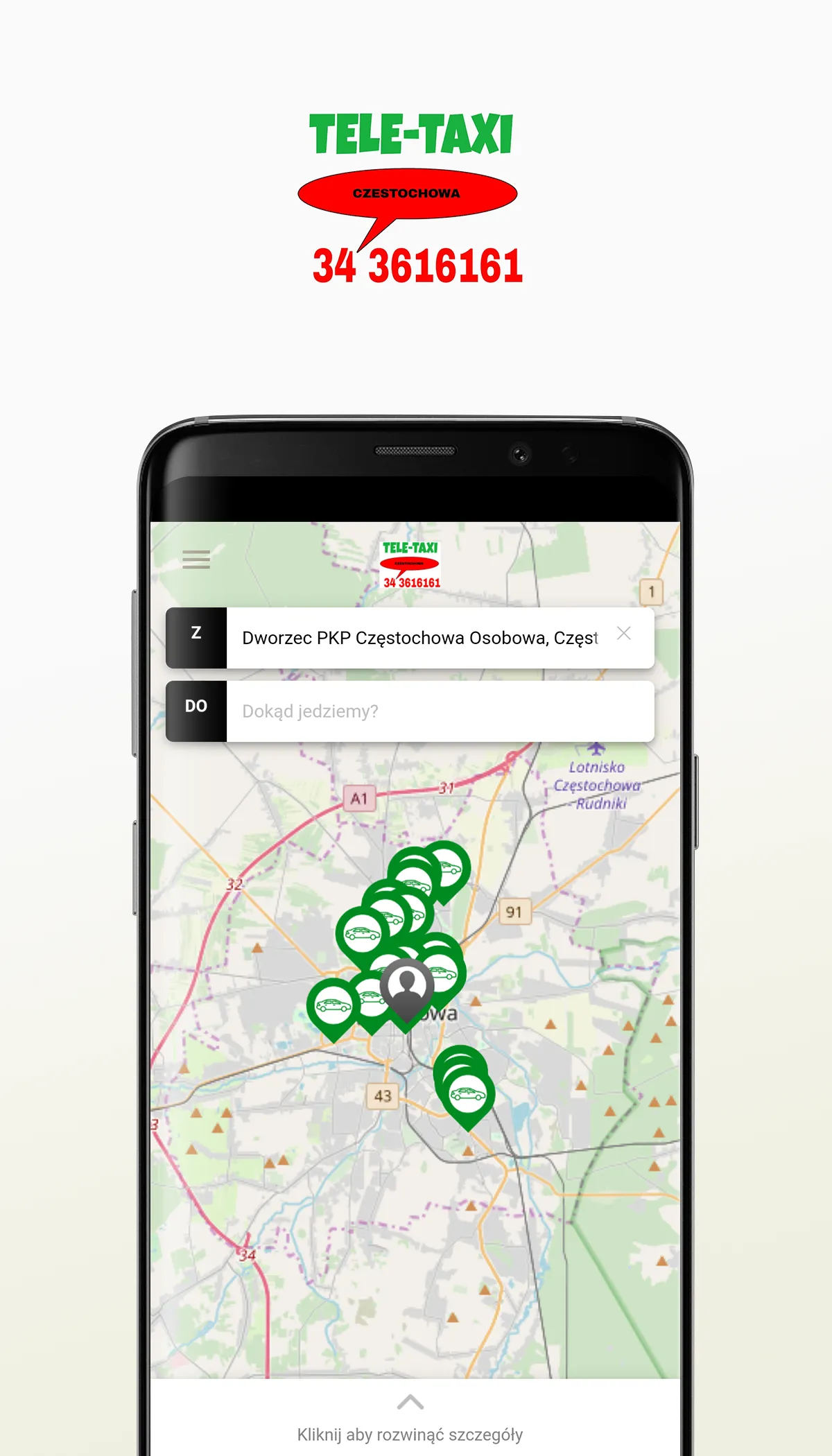 Tele Taxi Częstochowa | Indus Appstore | Screenshot