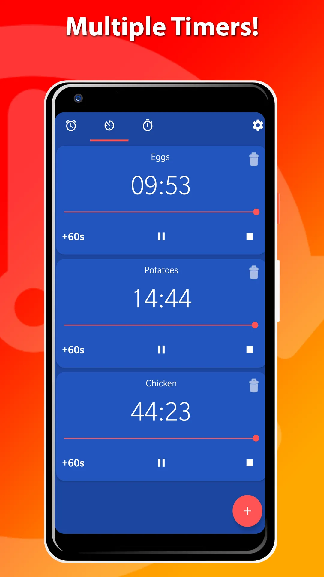 Set multiple alarms - OneClock | Indus Appstore | Screenshot