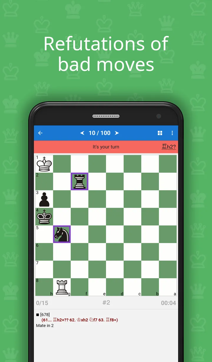 Mate in 2 (Chess Puzzles) | Indus Appstore | Screenshot