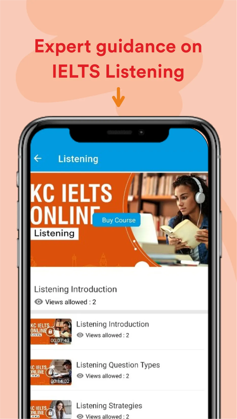 KC Academy–IELTS Learning App | Indus Appstore | Screenshot