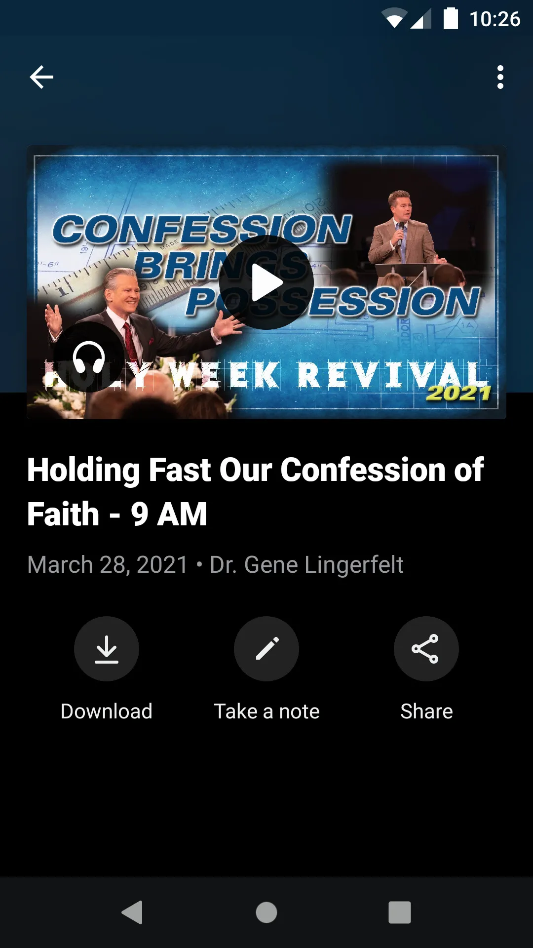 Faith Christian Center | Indus Appstore | Screenshot