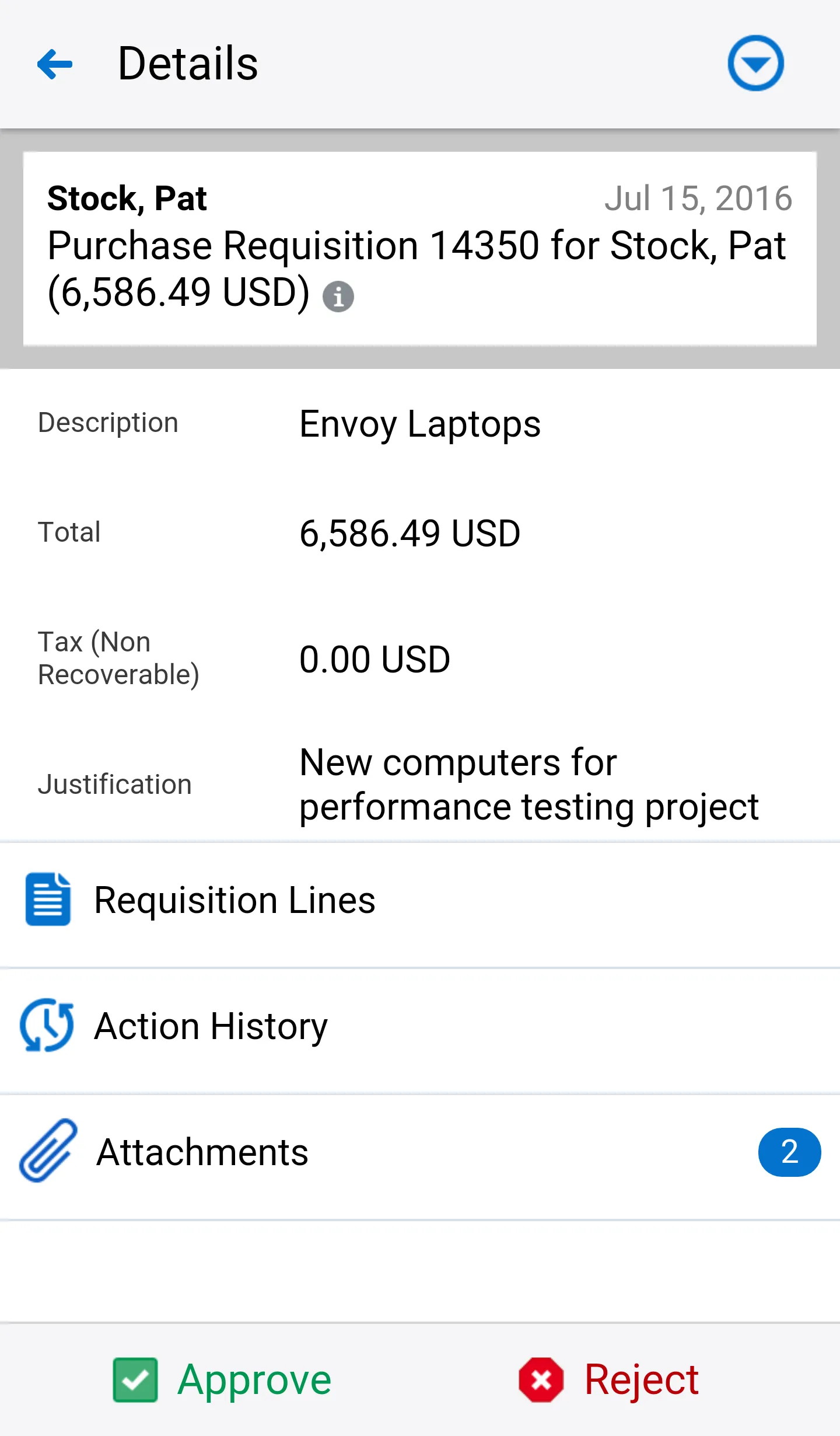 Approvals for EBS | Indus Appstore | Screenshot