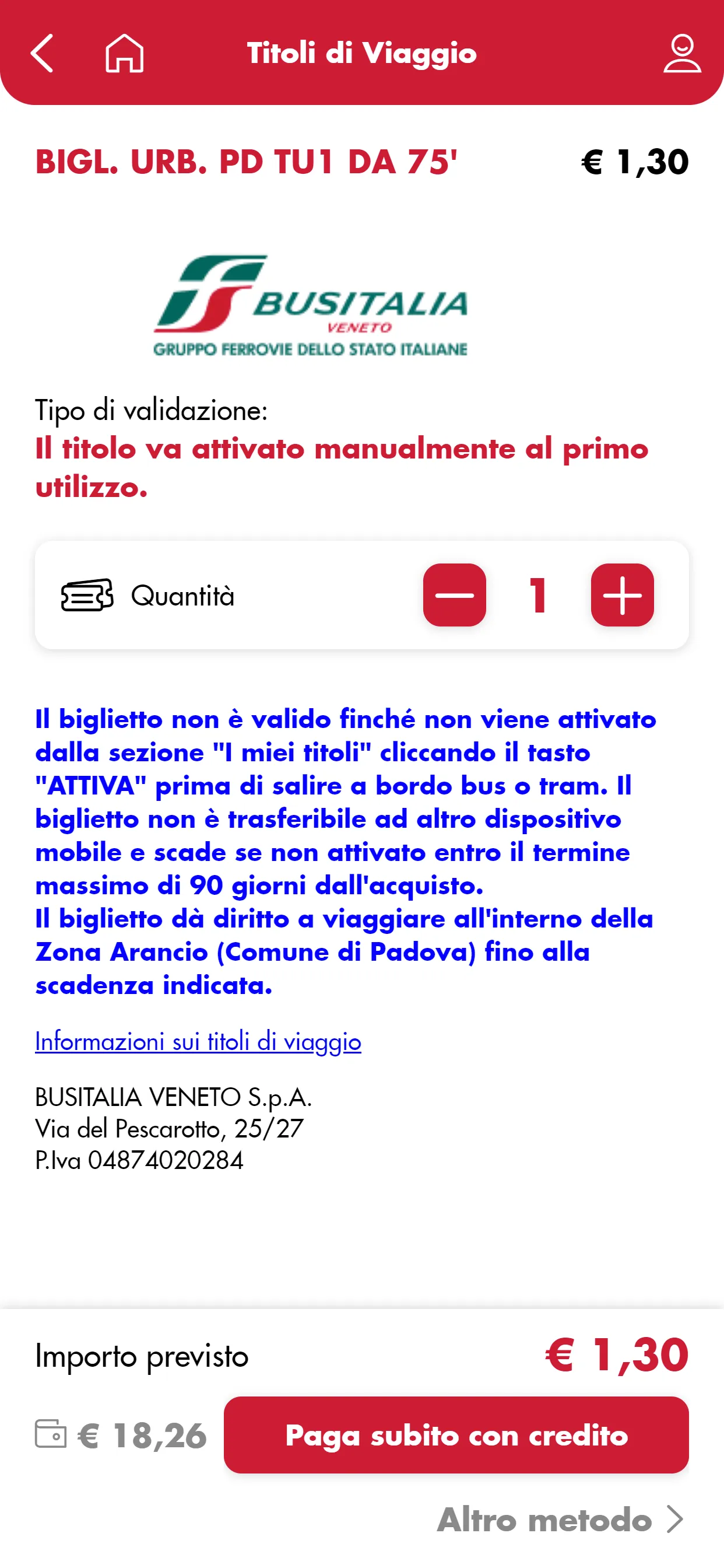 Busitalia Veneto | Indus Appstore | Screenshot