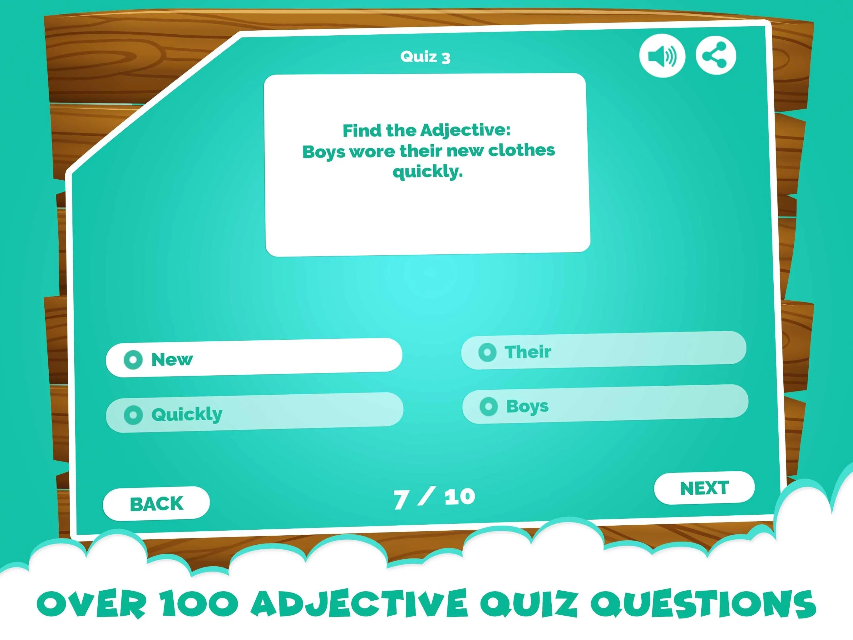 learning adjectives quiz games | Indus Appstore | Screenshot