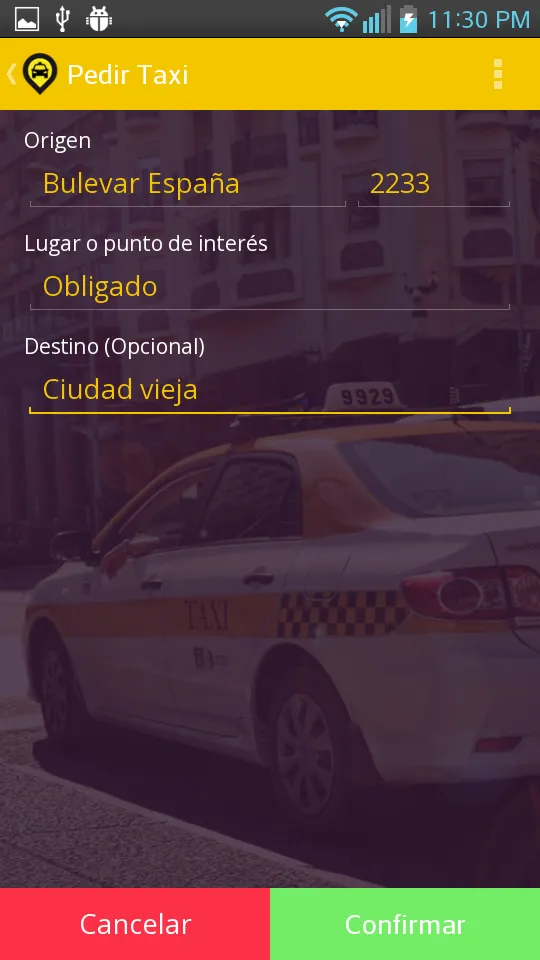 Voy en Taxi – App Taxi Uruguay | Indus Appstore | Screenshot