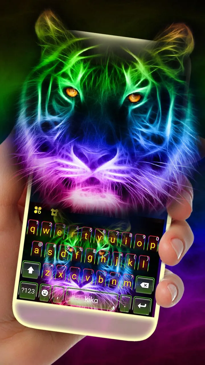 Neon Tiger Theme | Indus Appstore | Screenshot