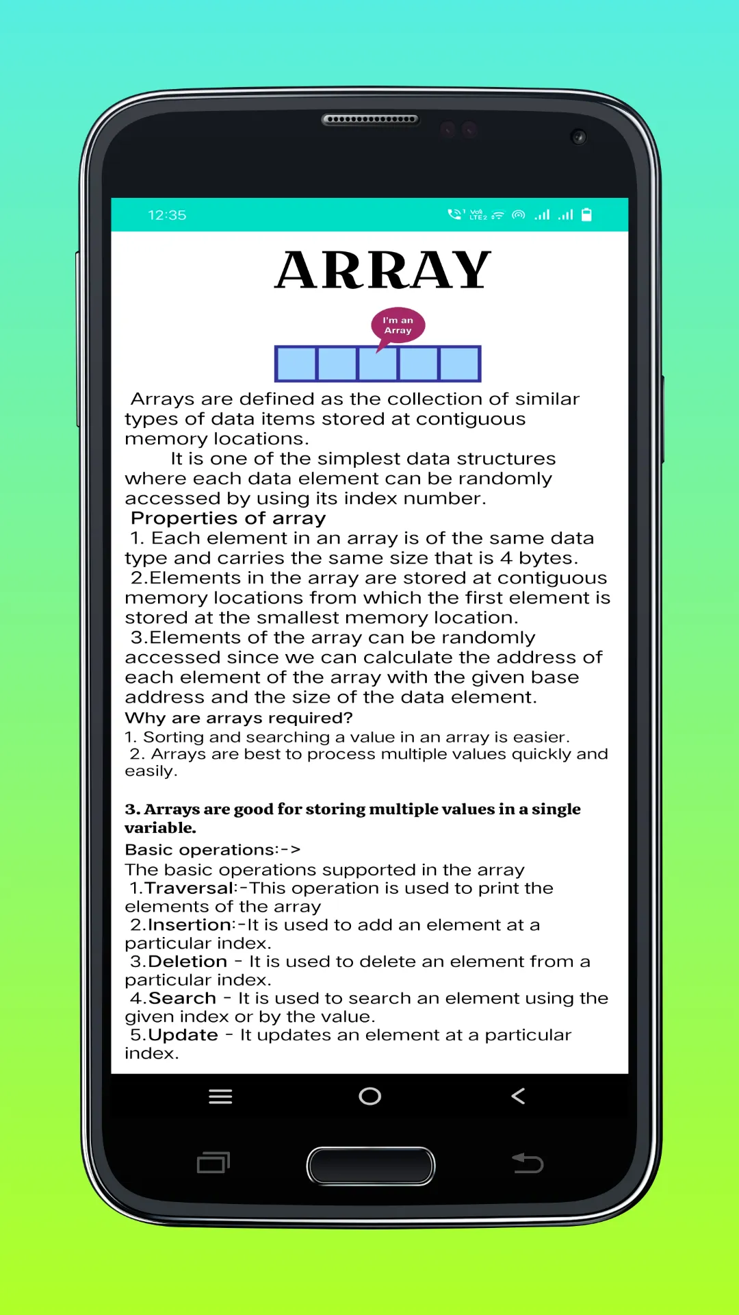 DATA STRUCTURES & ALGO - (DSA) | Indus Appstore | Screenshot