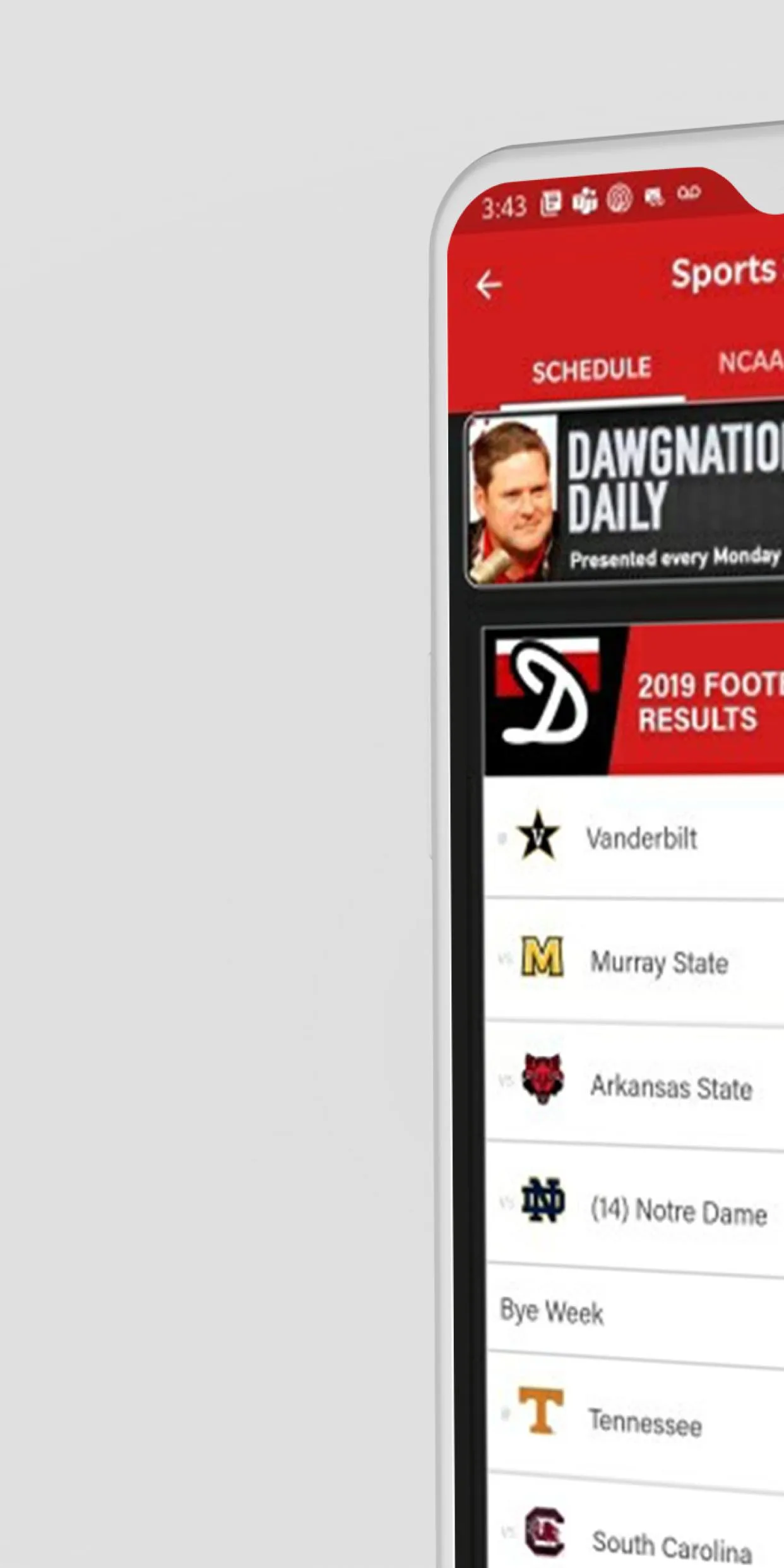 DawgNation - Georgia Bulldogs | Indus Appstore | Screenshot