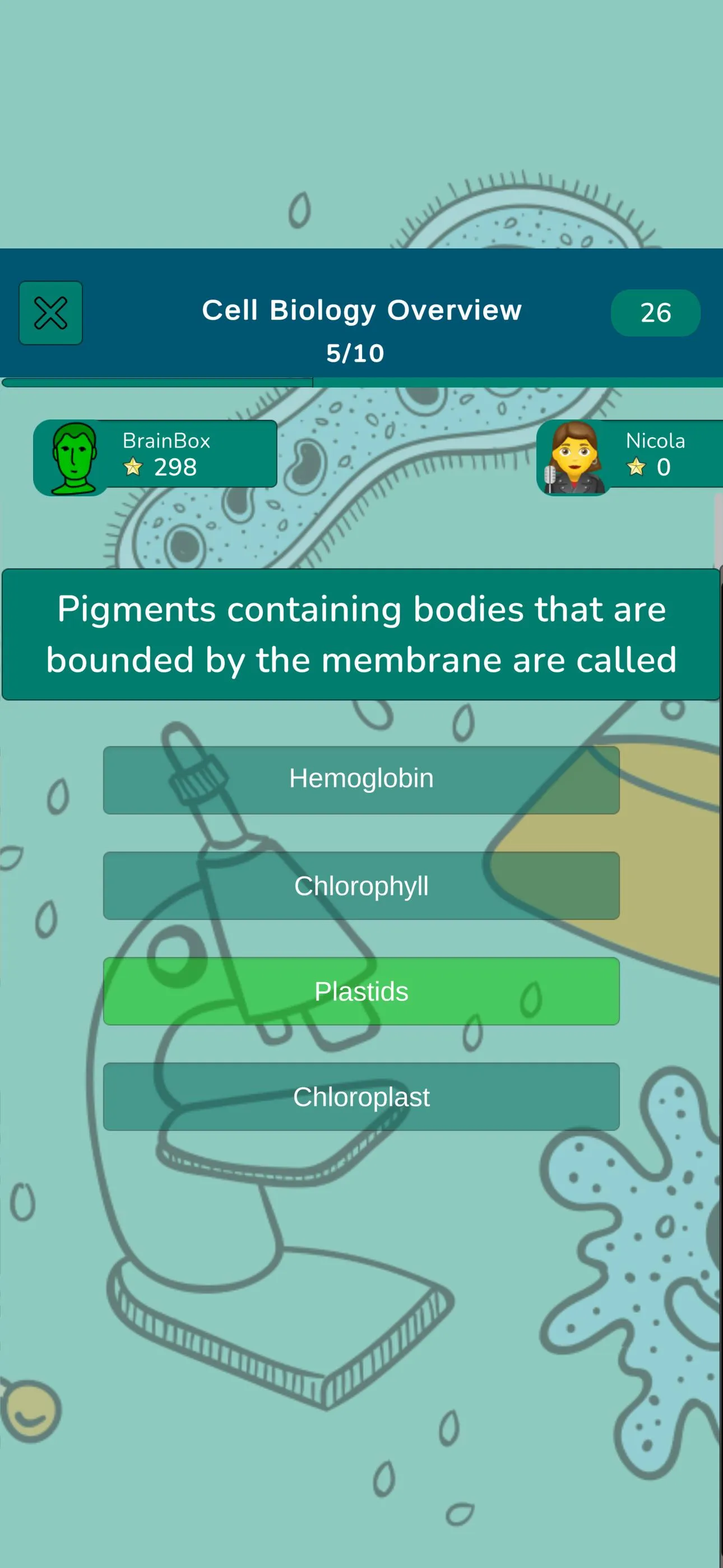 Biology Knowledge Quiz | Indus Appstore | Screenshot