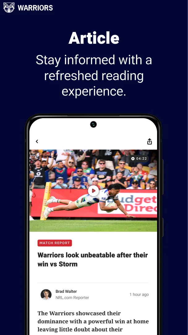 New Zealand Warriors | Indus Appstore | Screenshot