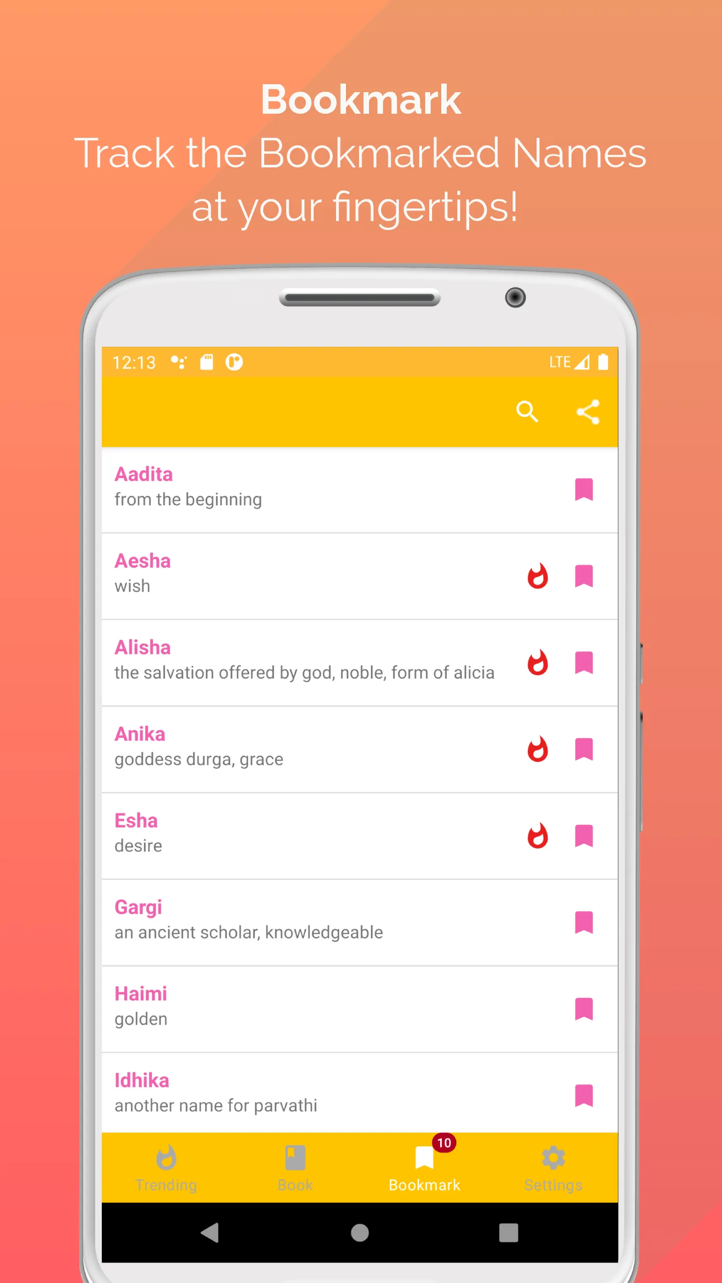 Namly - Baby Boy and Girl Name | Indus Appstore | Screenshot