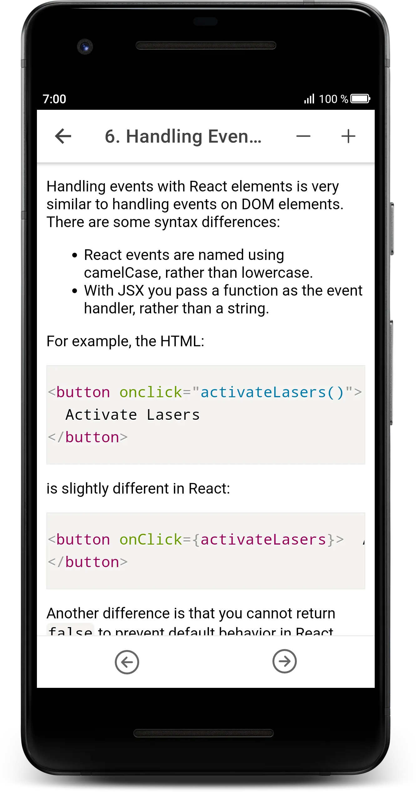 Offline React Handbook | Indus Appstore | Screenshot