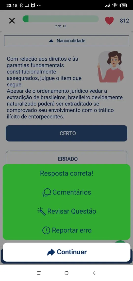 Acertei: Questões de Concursos | Indus Appstore | Screenshot