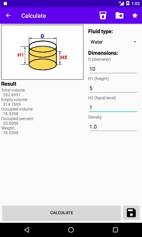 Volume Calc - Capacity Of Tank | Indus Appstore | Screenshot