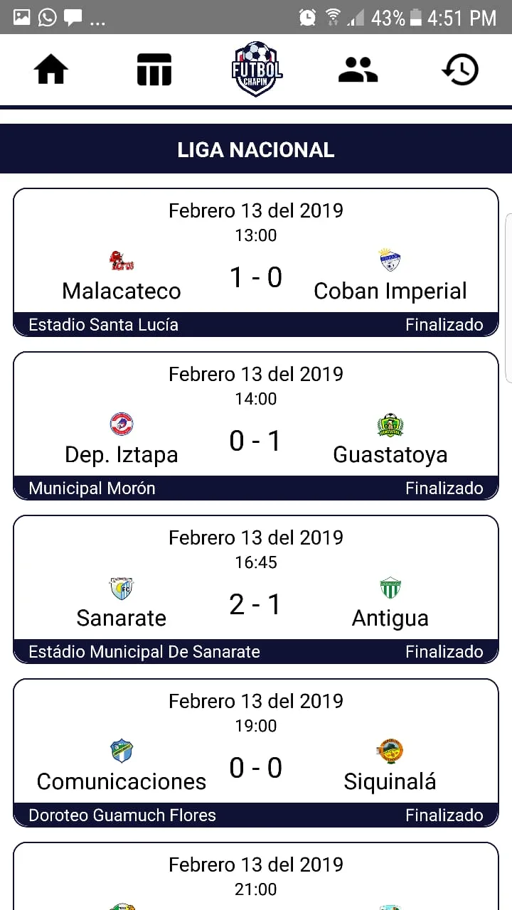 Fútbol Chapin | Indus Appstore | Screenshot