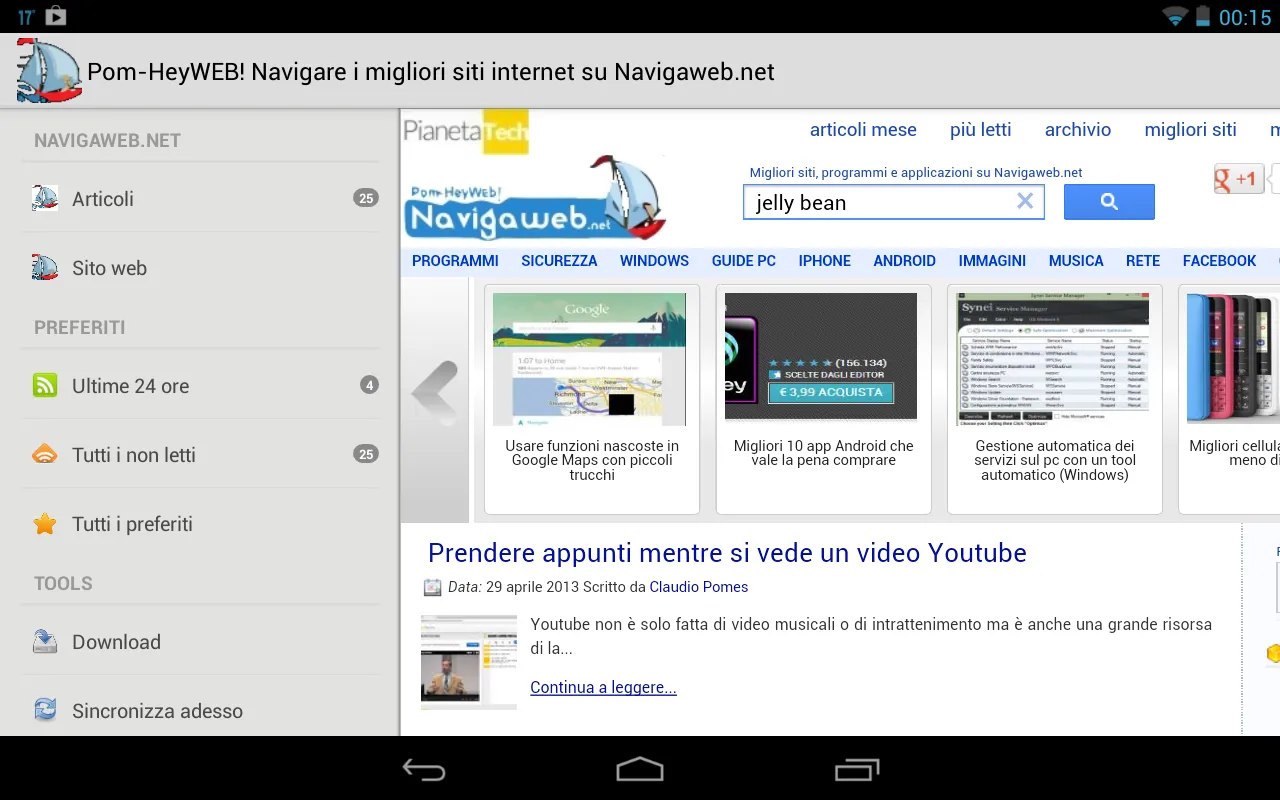 NavigaWeb Tech News | Indus Appstore | Screenshot