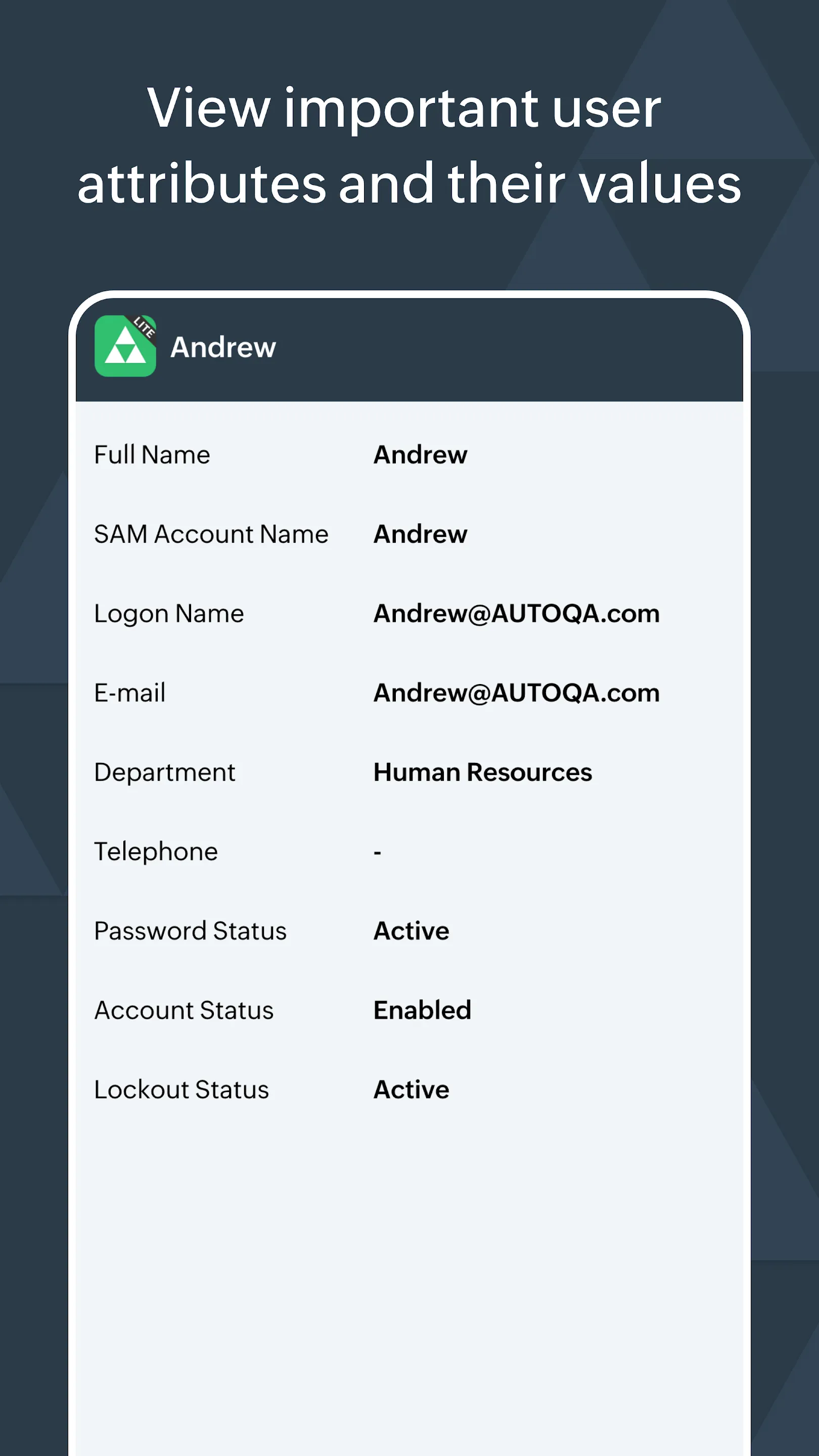 Active Directory Manager Lite | Indus Appstore | Screenshot