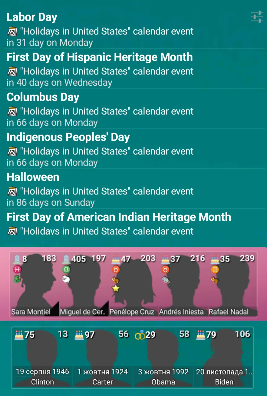 Birthdays & Events | Indus Appstore | Screenshot