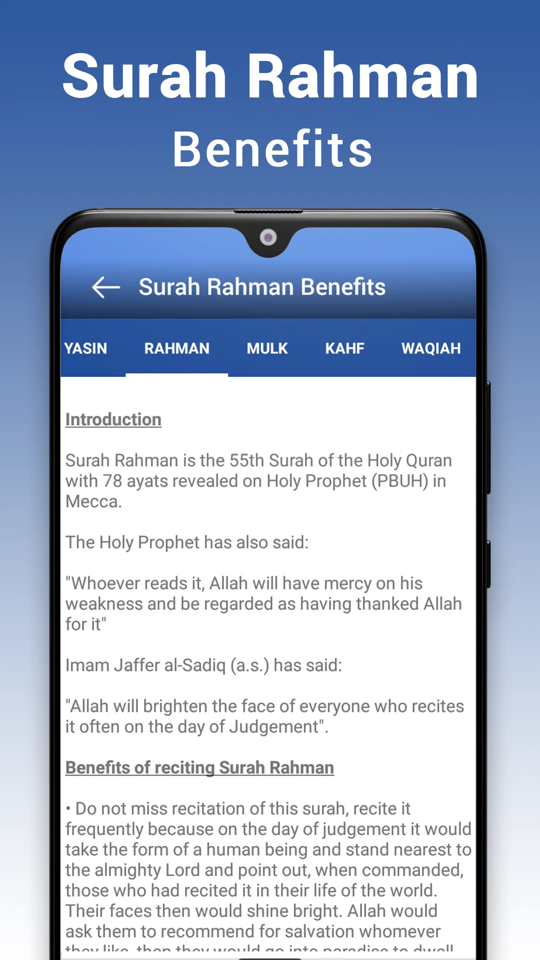 Quran Benefits | Indus Appstore | Screenshot