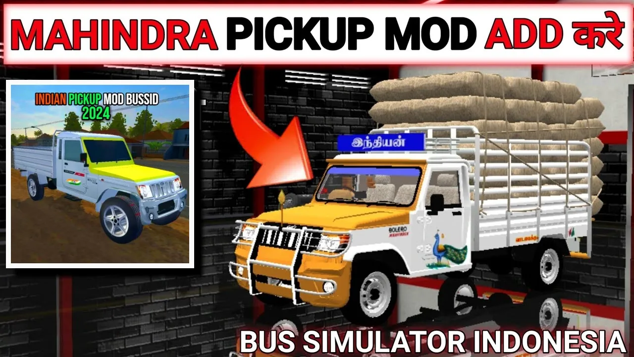 Indian Pickup Mod Bussid | Indus Appstore | Screenshot