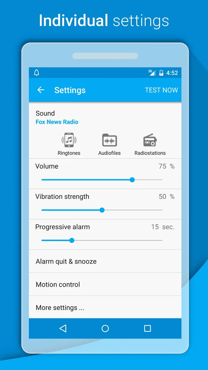 Radio Alarm Clock - PocketBell | Indus Appstore | Screenshot