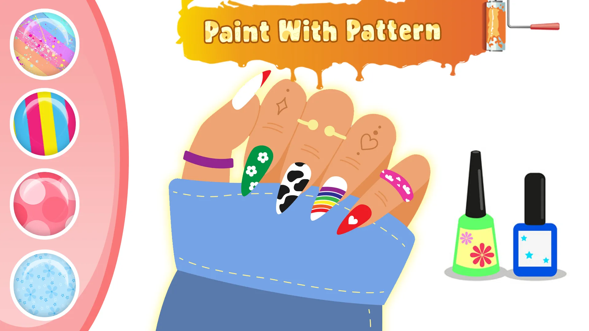 Glitter Nail Coloring Game | Indus Appstore | Screenshot