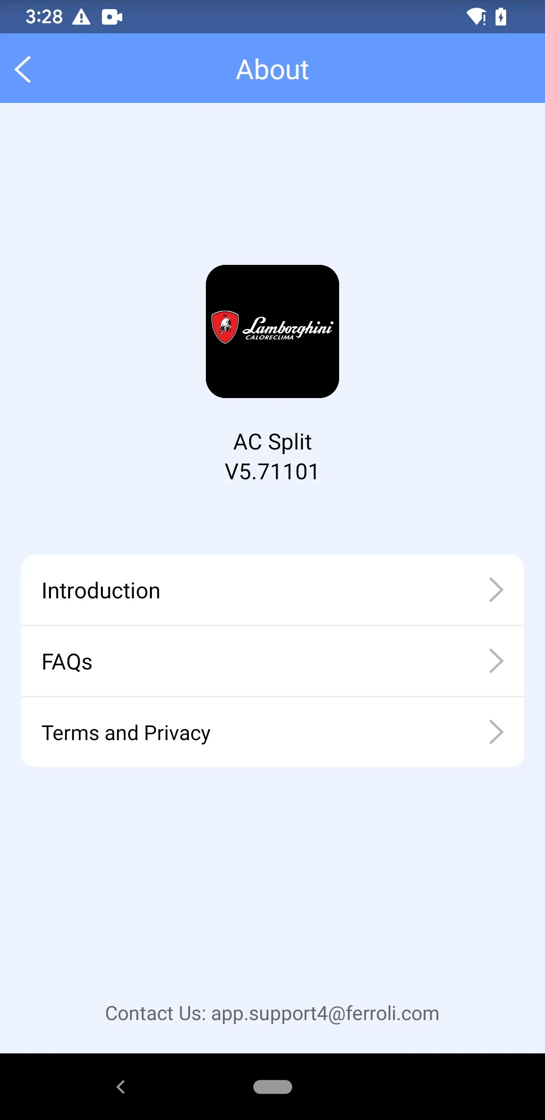 LamborghiniCaloreclima ACSplit | Indus Appstore | Screenshot