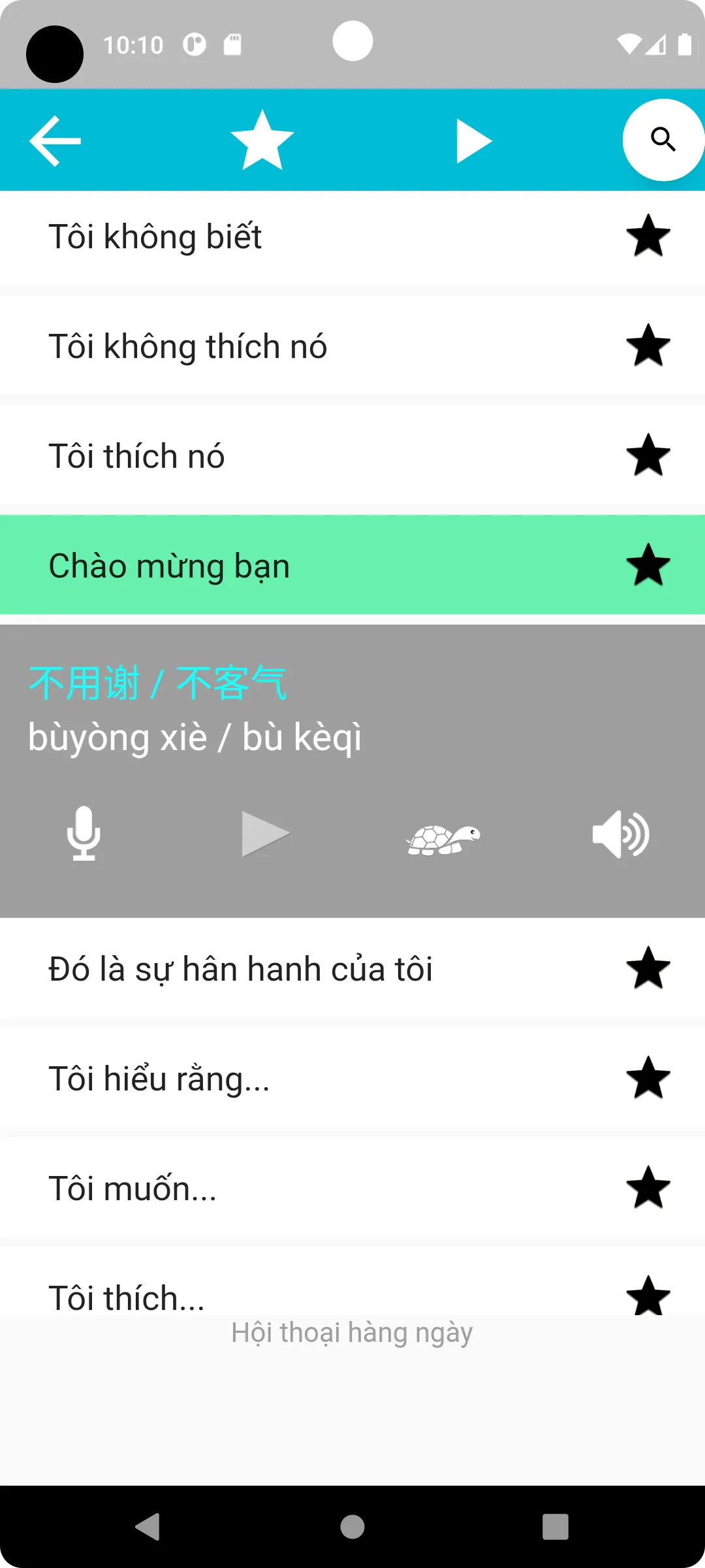 Học Tiếng Trung Giao Tiếp Pro | Indus Appstore | Screenshot