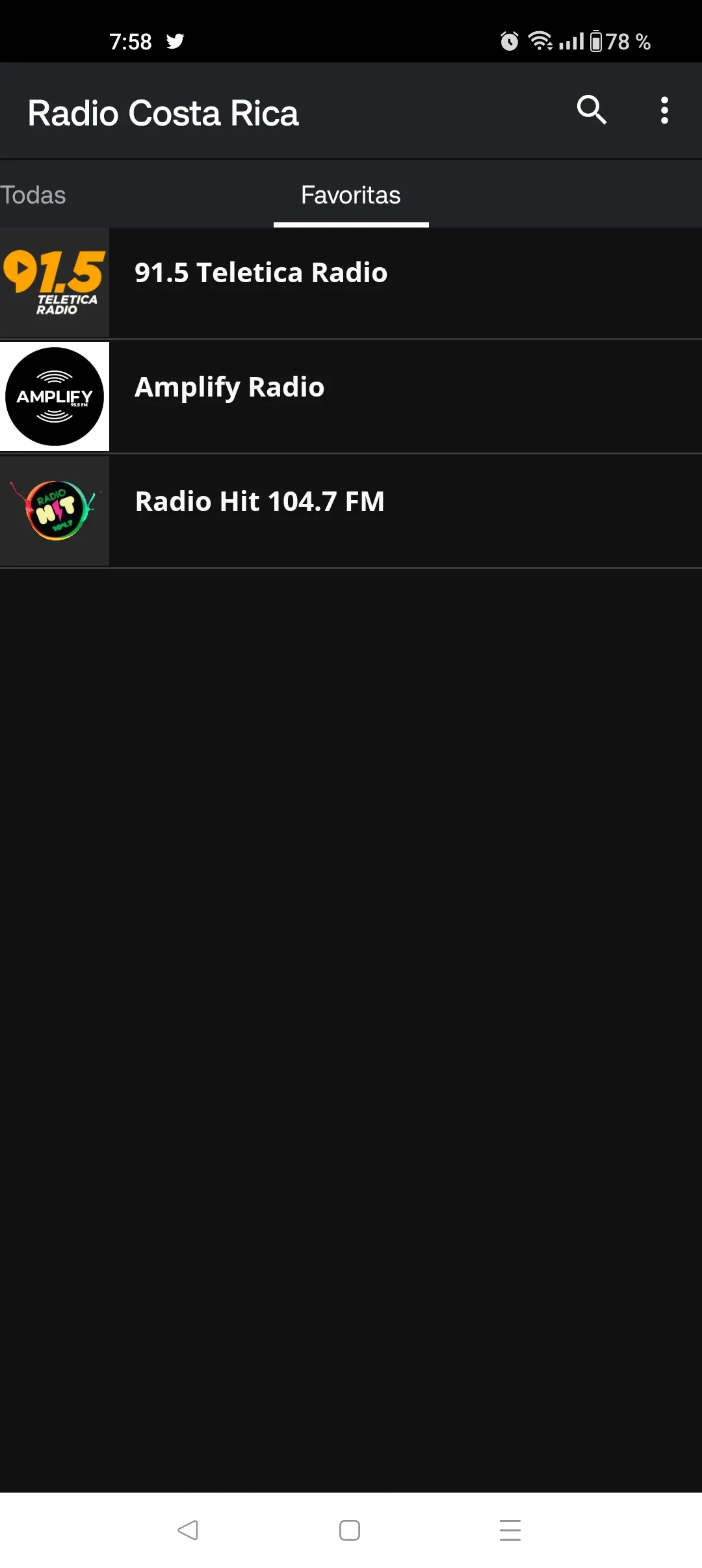 Radio Costa Rica HD | Indus Appstore | Screenshot