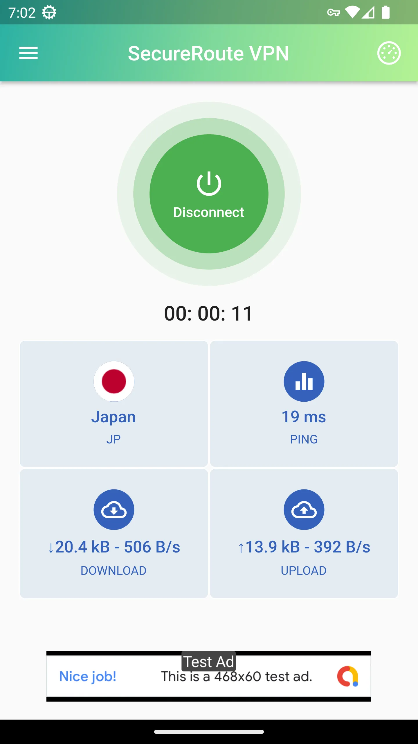 SecureRoute VPN | Indus Appstore | Screenshot