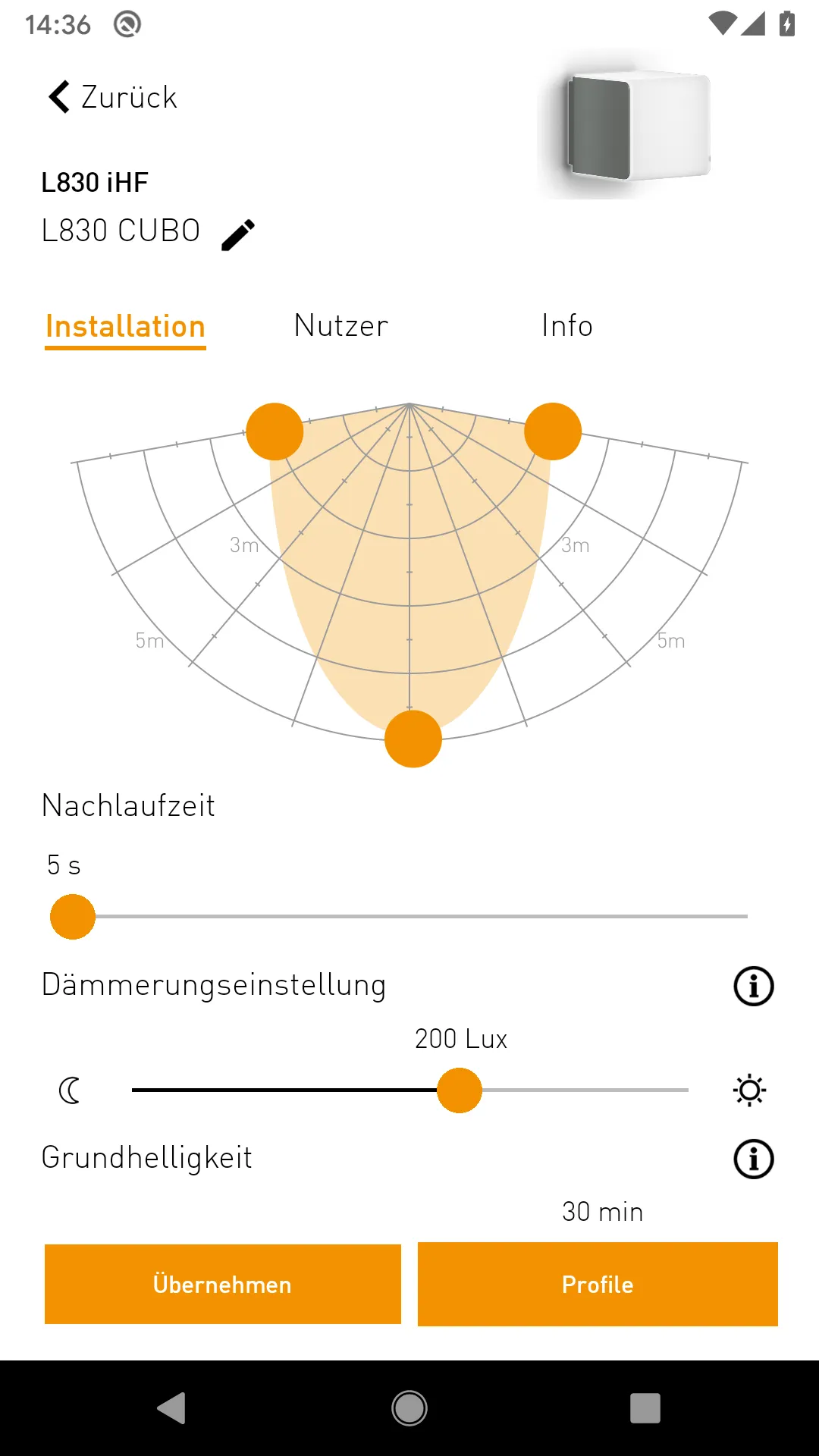 STEINEL SmartRemote | Indus Appstore | Screenshot