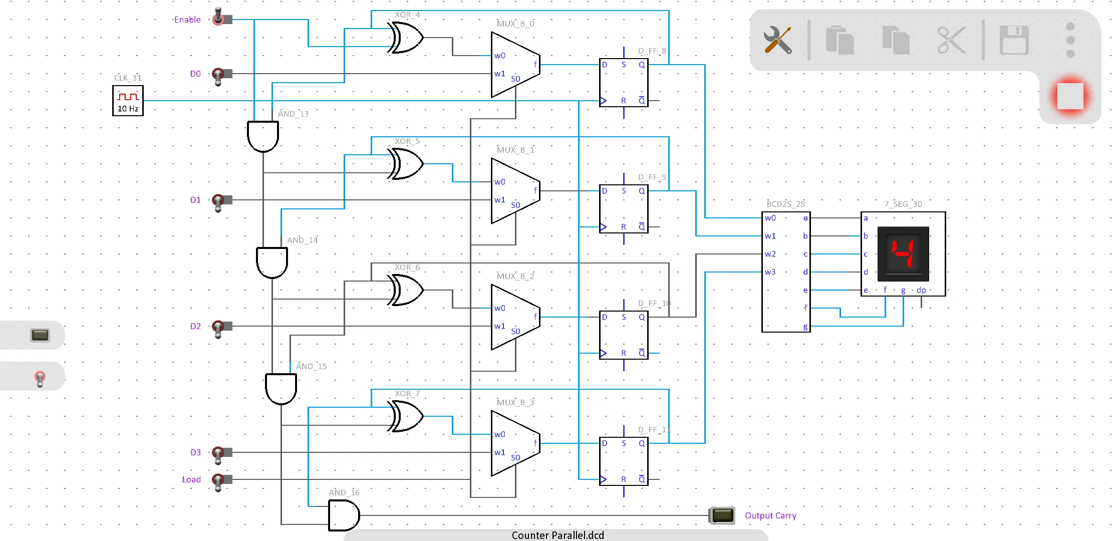 Digital Circuit Simulator | Indus Appstore | Screenshot