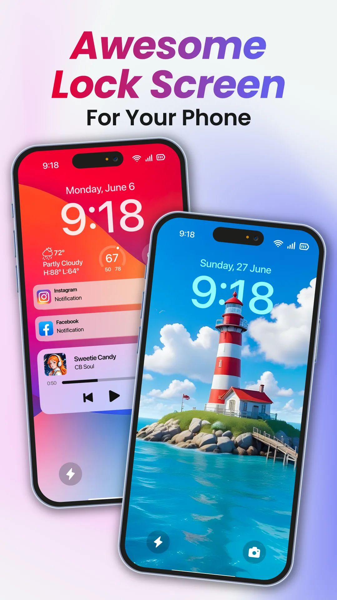 Lock Screen OS | Indus Appstore | Screenshot
