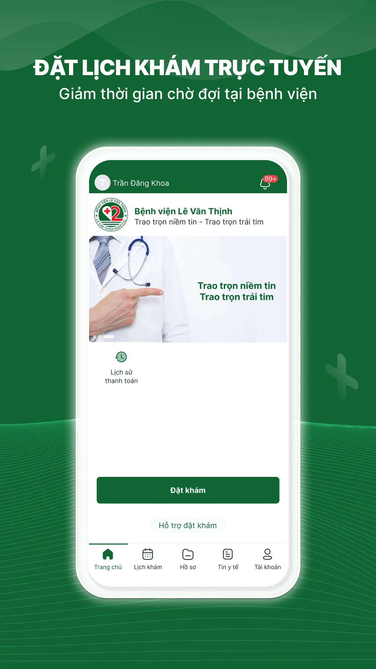 Bệnh viện Lê Văn Thịnh | Indus Appstore | Screenshot