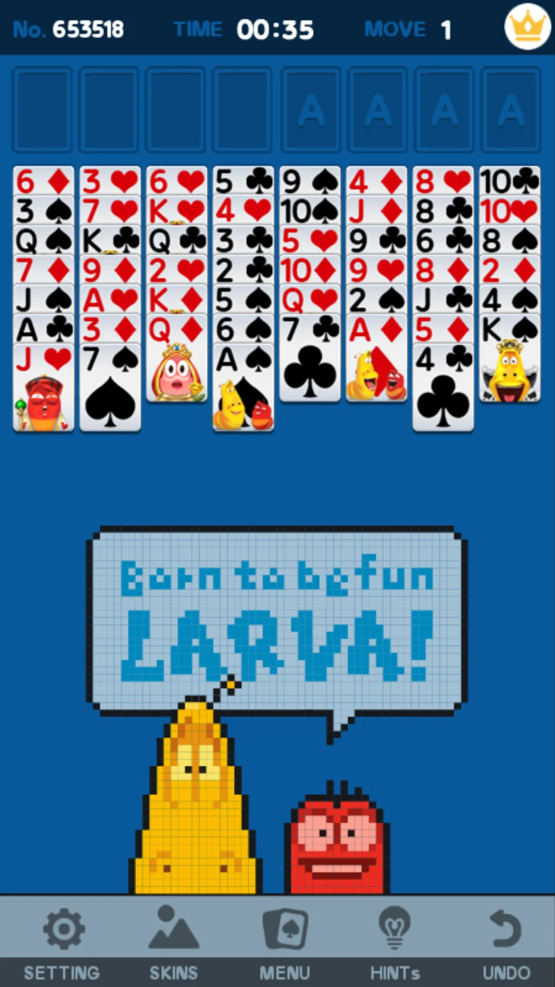 Larva Freecell Card Game | Indus Appstore | Screenshot